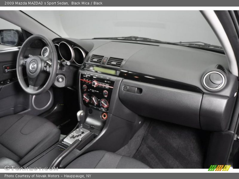  2009 MAZDA3 s Sport Sedan Black Interior