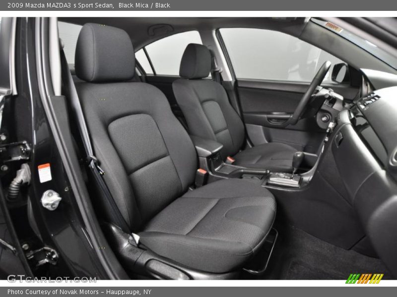  2009 MAZDA3 s Sport Sedan Black Interior