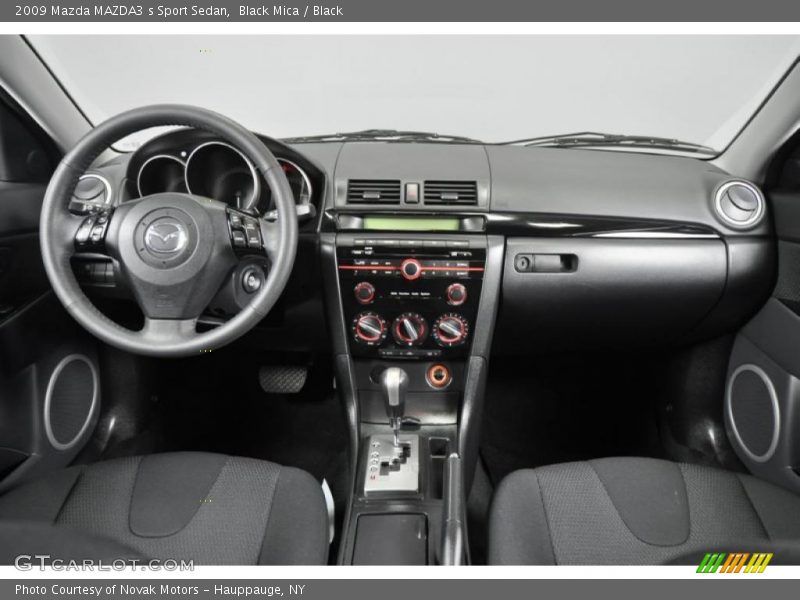 Dashboard of 2009 MAZDA3 s Sport Sedan