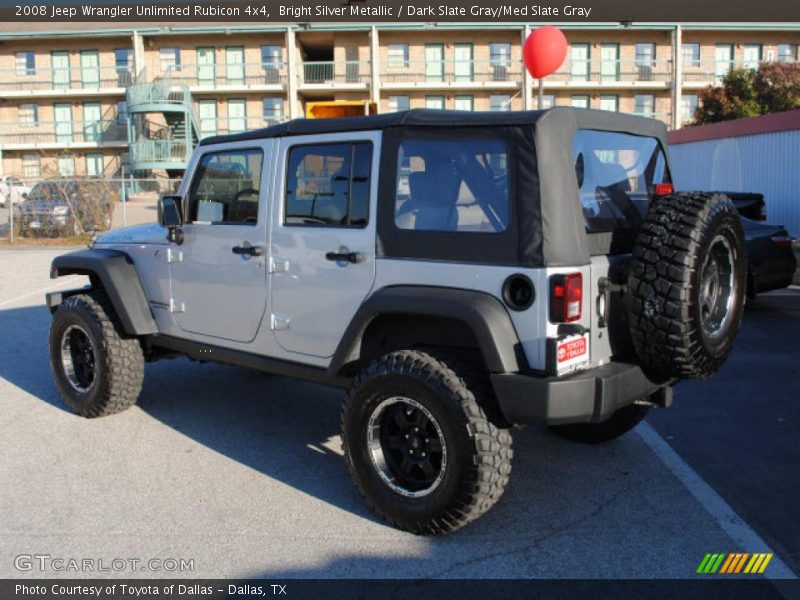 Bright Silver Metallic / Dark Slate Gray/Med Slate Gray 2008 Jeep Wrangler Unlimited Rubicon 4x4