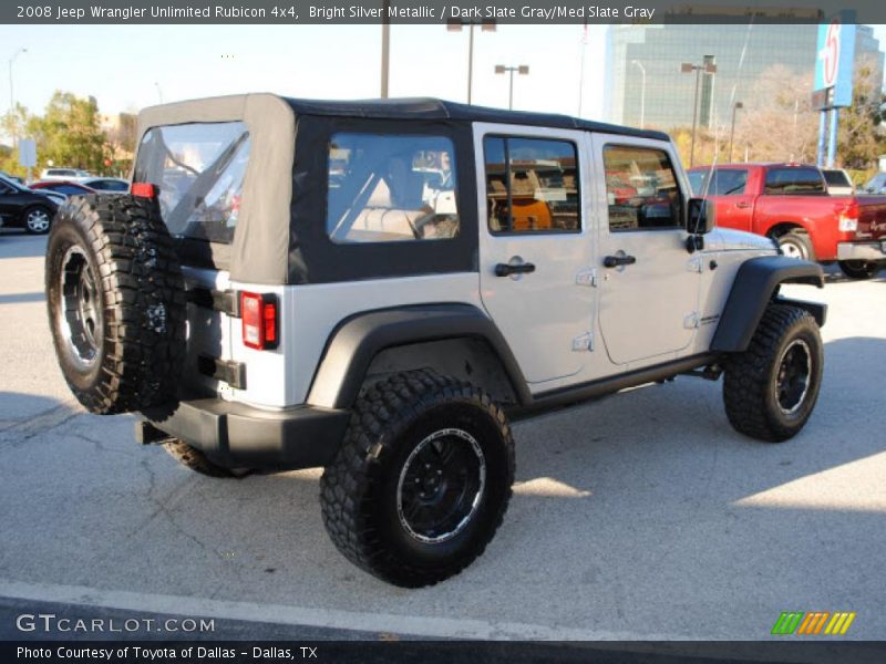 Bright Silver Metallic / Dark Slate Gray/Med Slate Gray 2008 Jeep Wrangler Unlimited Rubicon 4x4
