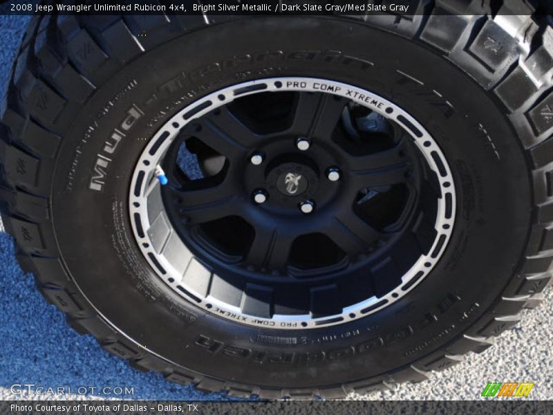 Custom Wheels of 2008 Wrangler Unlimited Rubicon 4x4