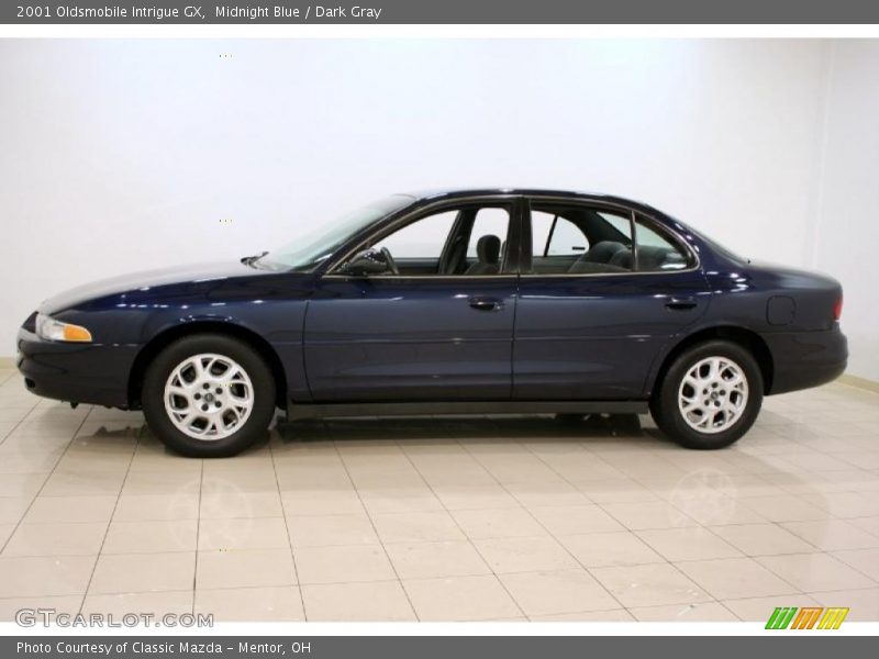 Midnight Blue / Dark Gray 2001 Oldsmobile Intrigue GX