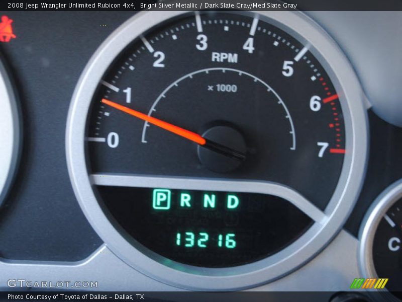 Bright Silver Metallic / Dark Slate Gray/Med Slate Gray 2008 Jeep Wrangler Unlimited Rubicon 4x4