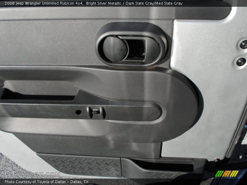 Bright Silver Metallic / Dark Slate Gray/Med Slate Gray 2008 Jeep Wrangler Unlimited Rubicon 4x4