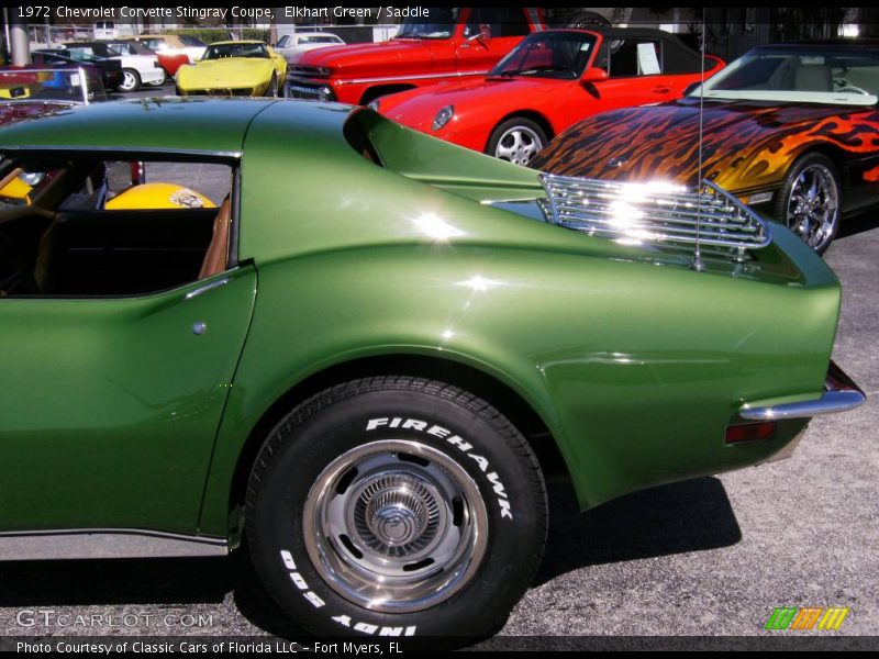 Elkhart Green / Saddle 1972 Chevrolet Corvette Stingray Coupe