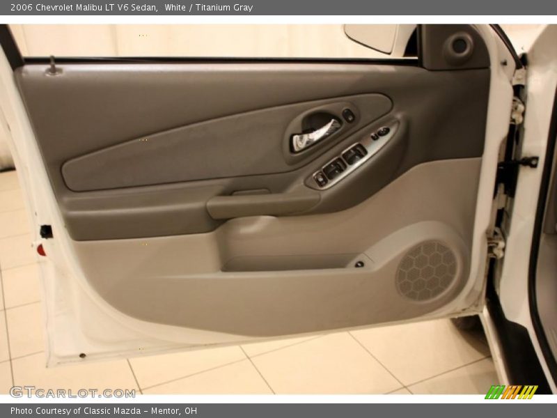 White / Titanium Gray 2006 Chevrolet Malibu LT V6 Sedan