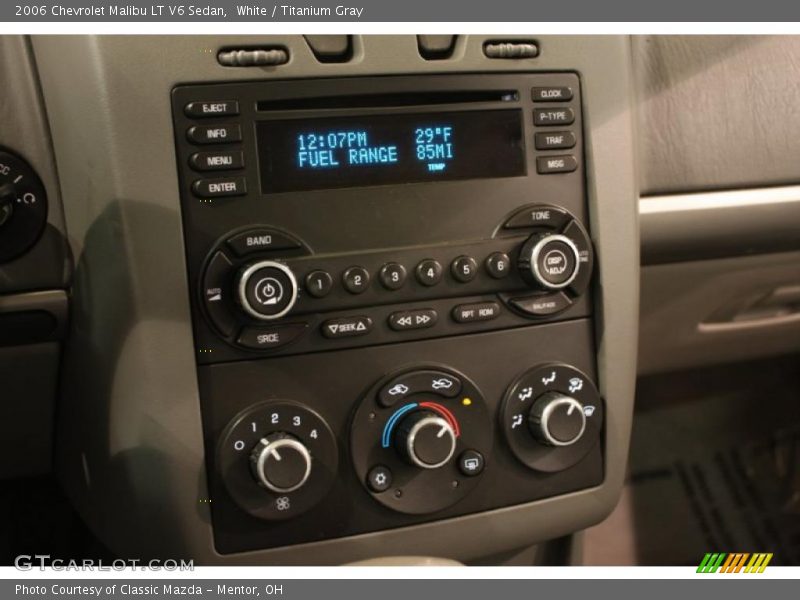 White / Titanium Gray 2006 Chevrolet Malibu LT V6 Sedan