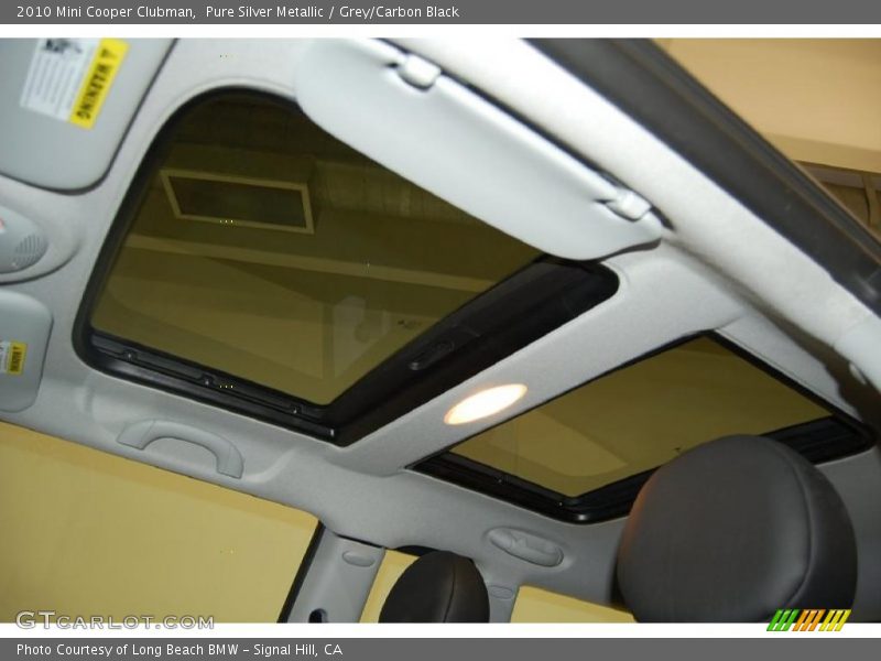 Pure Silver Metallic / Grey/Carbon Black 2010 Mini Cooper Clubman