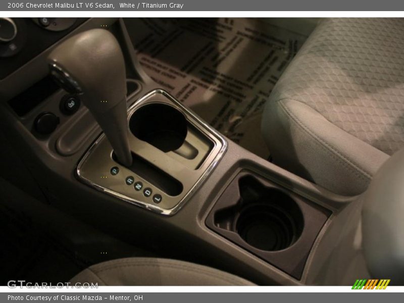White / Titanium Gray 2006 Chevrolet Malibu LT V6 Sedan