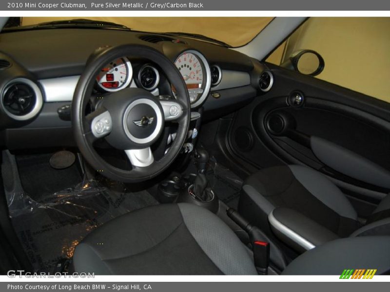 Pure Silver Metallic / Grey/Carbon Black 2010 Mini Cooper Clubman