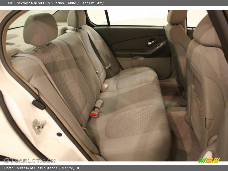 White / Titanium Gray 2006 Chevrolet Malibu LT V6 Sedan