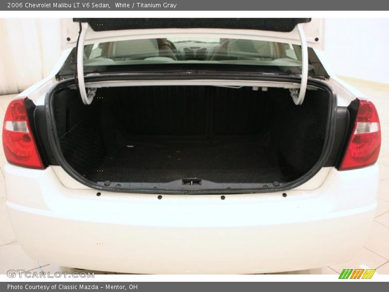 White / Titanium Gray 2006 Chevrolet Malibu LT V6 Sedan