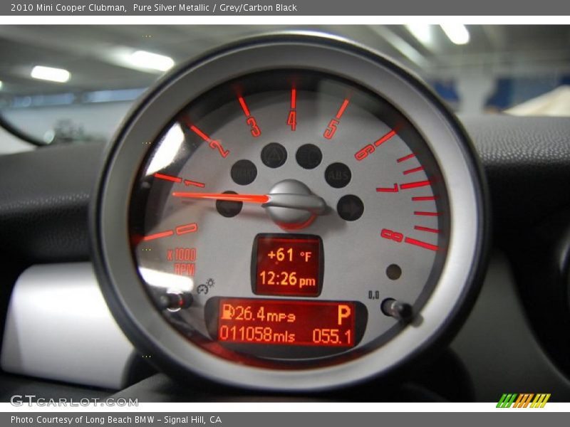 Pure Silver Metallic / Grey/Carbon Black 2010 Mini Cooper Clubman