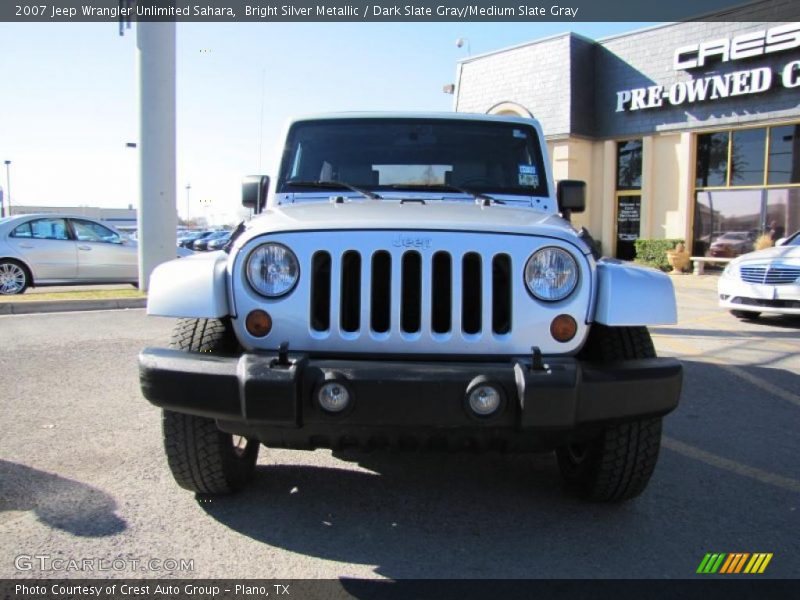 Bright Silver Metallic / Dark Slate Gray/Medium Slate Gray 2007 Jeep Wrangler Unlimited Sahara