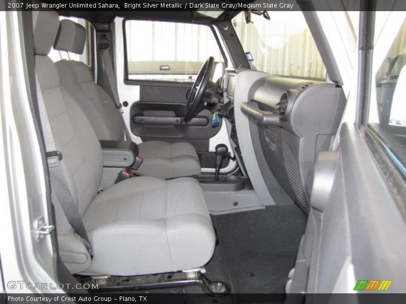 Bright Silver Metallic / Dark Slate Gray/Medium Slate Gray 2007 Jeep Wrangler Unlimited Sahara