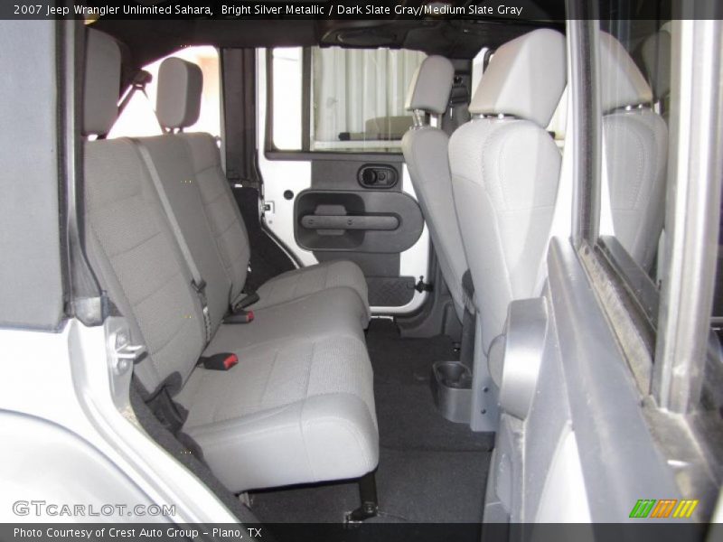 Bright Silver Metallic / Dark Slate Gray/Medium Slate Gray 2007 Jeep Wrangler Unlimited Sahara