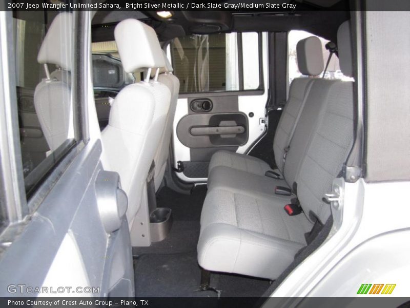 Bright Silver Metallic / Dark Slate Gray/Medium Slate Gray 2007 Jeep Wrangler Unlimited Sahara