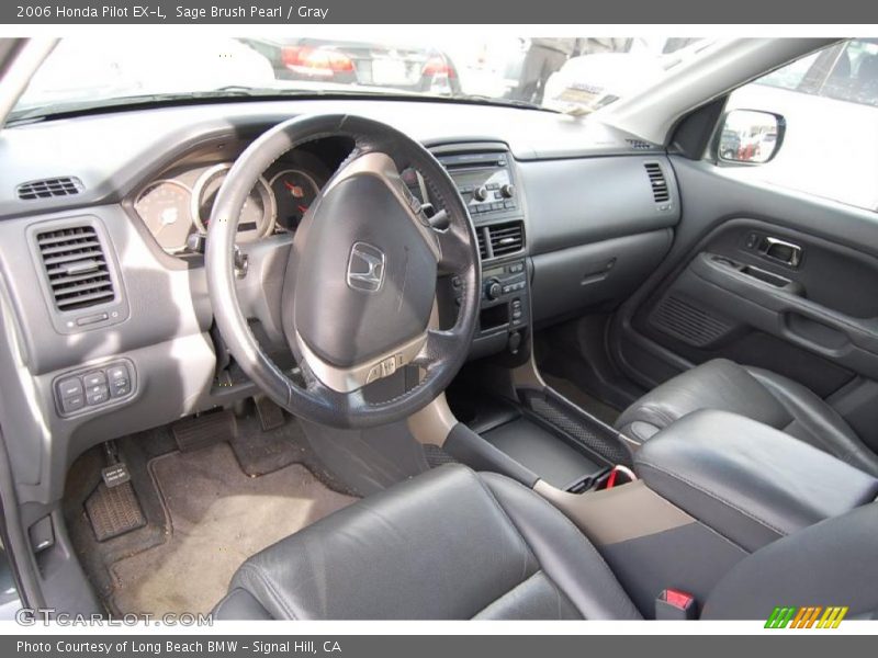 Sage Brush Pearl / Gray 2006 Honda Pilot EX-L