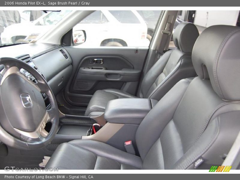 Sage Brush Pearl / Gray 2006 Honda Pilot EX-L