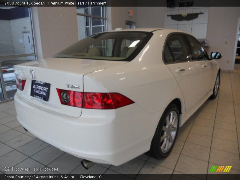 Premium White Pearl / Parchment 2008 Acura TSX Sedan