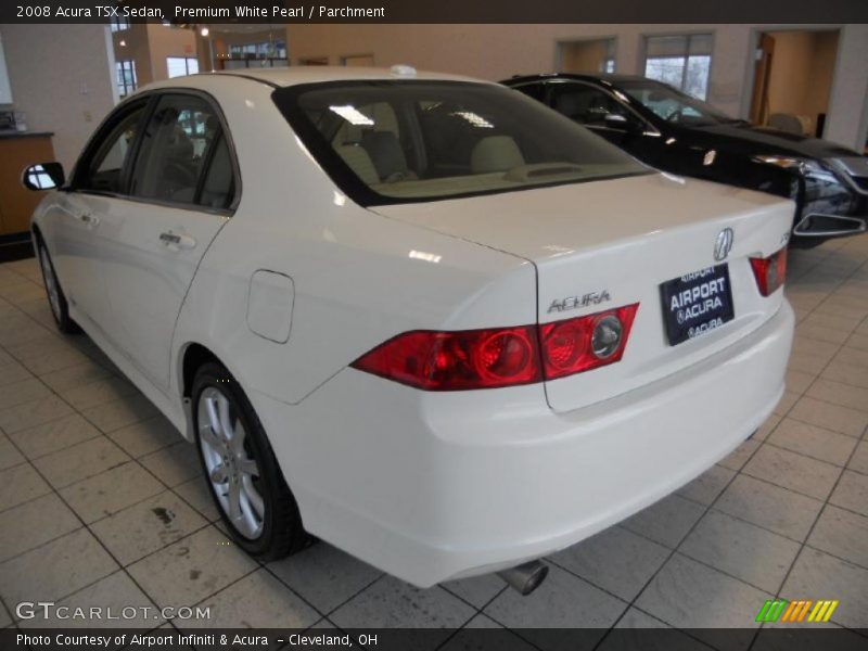 Premium White Pearl / Parchment 2008 Acura TSX Sedan