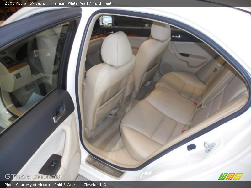 Premium White Pearl / Parchment 2008 Acura TSX Sedan
