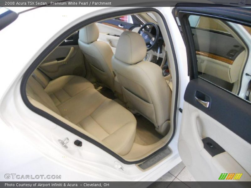 Premium White Pearl / Parchment 2008 Acura TSX Sedan