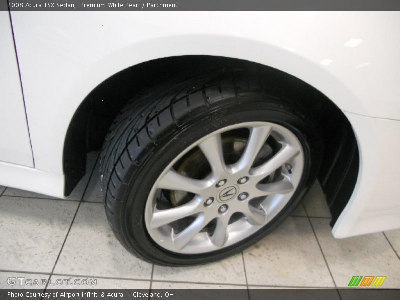 Premium White Pearl / Parchment 2008 Acura TSX Sedan