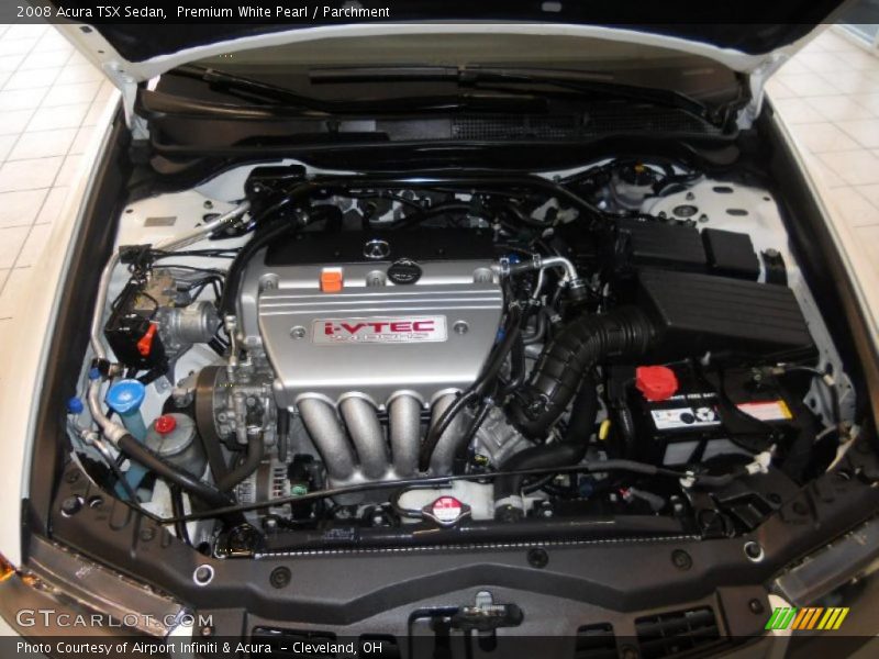 Premium White Pearl / Parchment 2008 Acura TSX Sedan