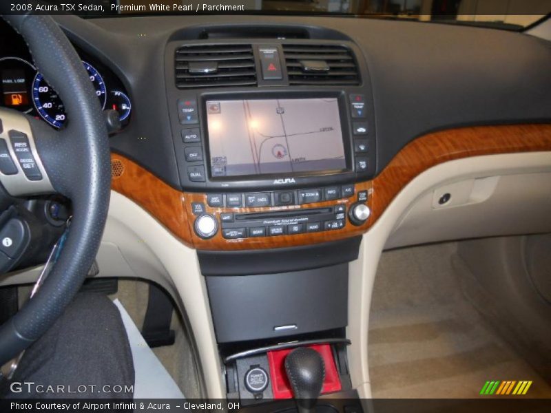 Premium White Pearl / Parchment 2008 Acura TSX Sedan