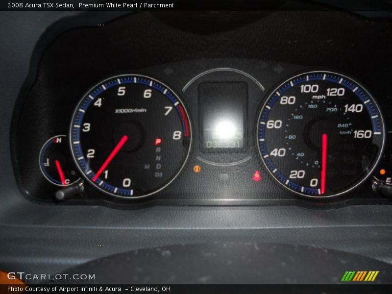 Premium White Pearl / Parchment 2008 Acura TSX Sedan