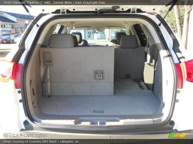Summit White / Dark Gray/Light Gray 2010 Chevrolet Traverse LT AWD