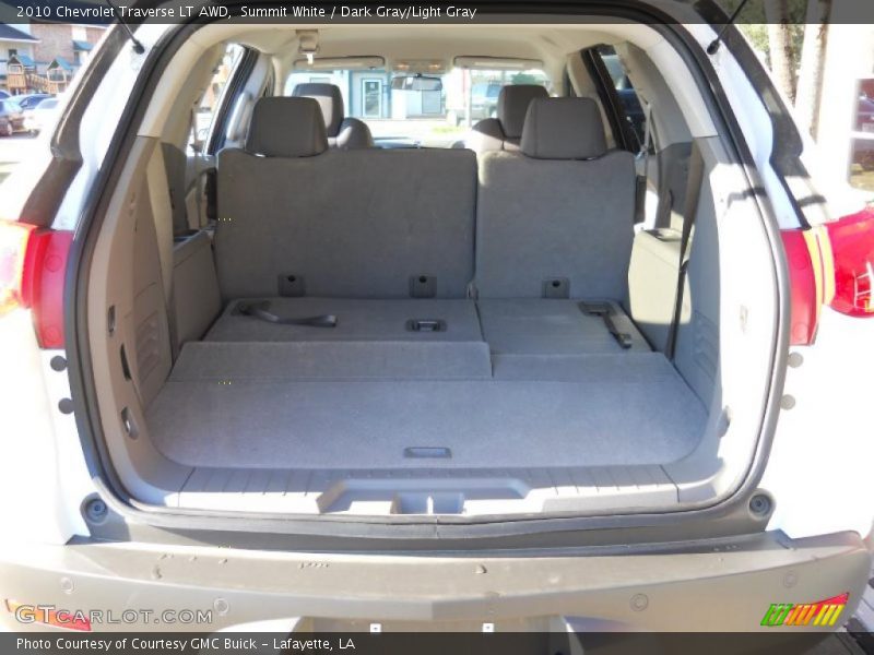Summit White / Dark Gray/Light Gray 2010 Chevrolet Traverse LT AWD