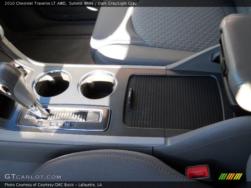 Summit White / Dark Gray/Light Gray 2010 Chevrolet Traverse LT AWD
