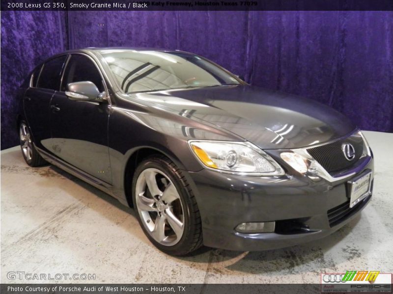 Smoky Granite Mica / Black 2008 Lexus GS 350