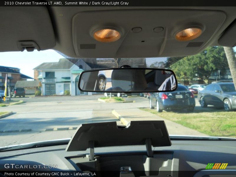 Summit White / Dark Gray/Light Gray 2010 Chevrolet Traverse LT AWD