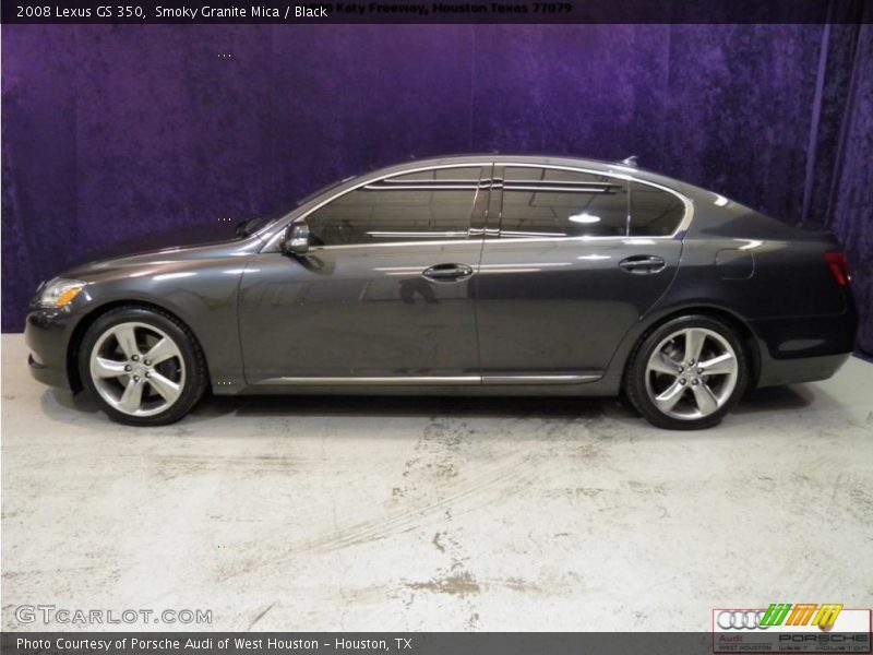 Smoky Granite Mica / Black 2008 Lexus GS 350