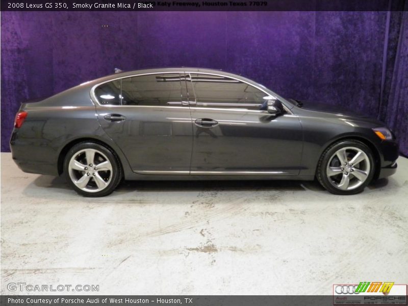 Smoky Granite Mica / Black 2008 Lexus GS 350