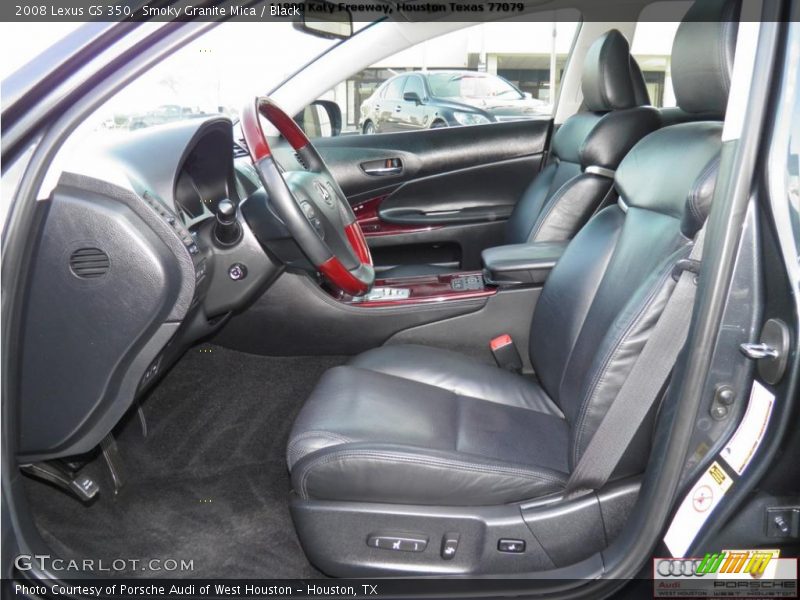 Smoky Granite Mica / Black 2008 Lexus GS 350