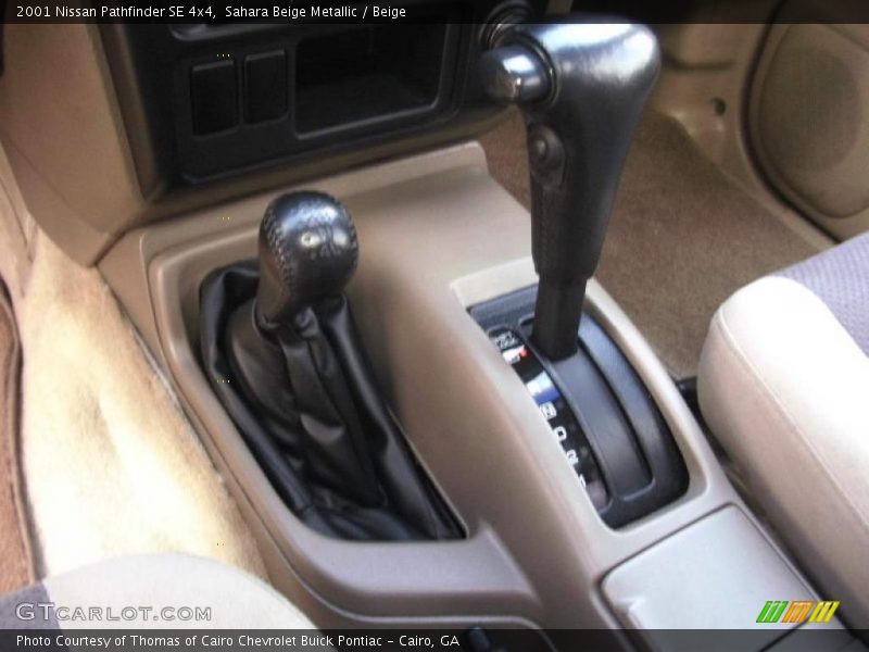  2001 Pathfinder SE 4x4 4 Speed Automatic Shifter