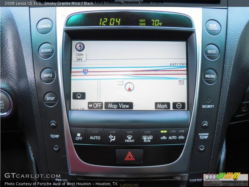 Smoky Granite Mica / Black 2008 Lexus GS 350