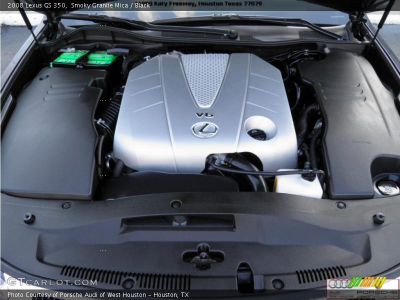 Smoky Granite Mica / Black 2008 Lexus GS 350