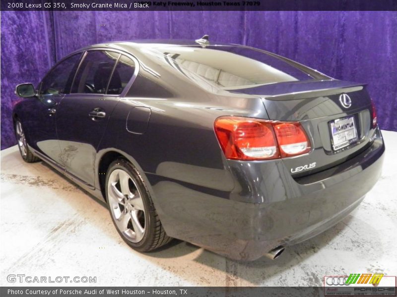 Smoky Granite Mica / Black 2008 Lexus GS 350