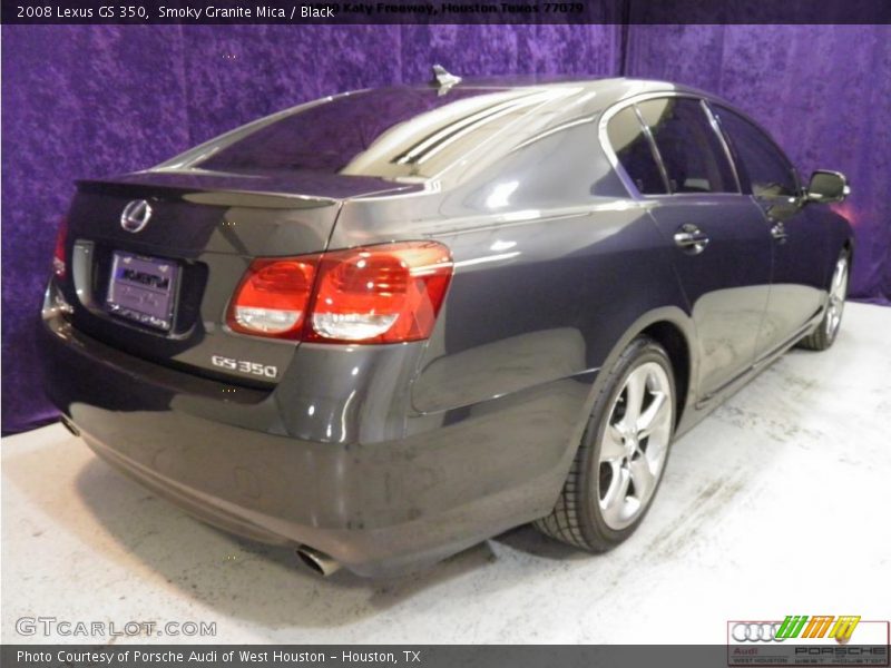 Smoky Granite Mica / Black 2008 Lexus GS 350