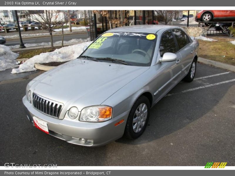 Crystal Silver / Gray 2003 Kia Optima LX