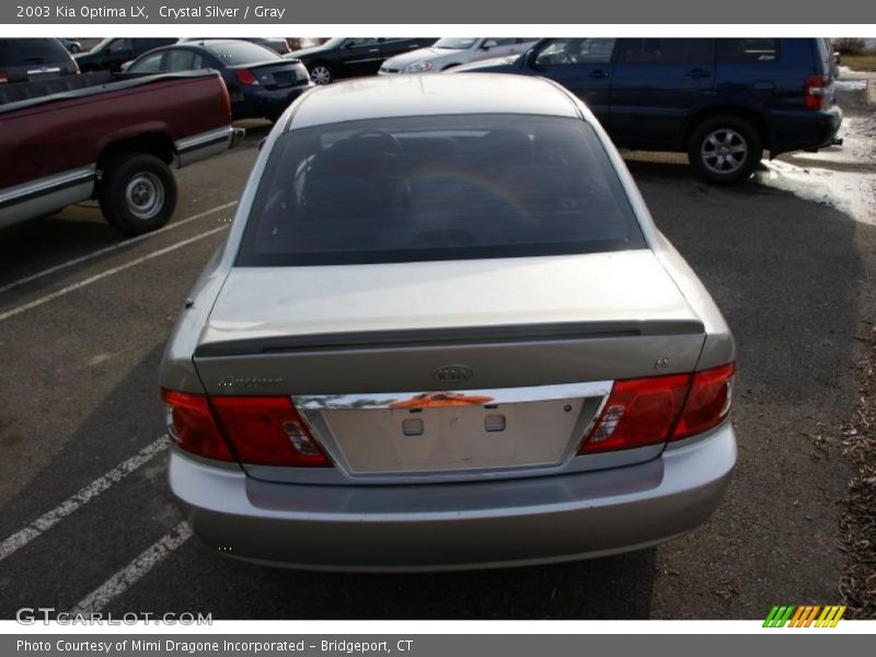 Crystal Silver / Gray 2003 Kia Optima LX