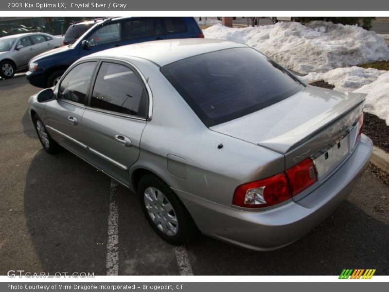 Crystal Silver / Gray 2003 Kia Optima LX