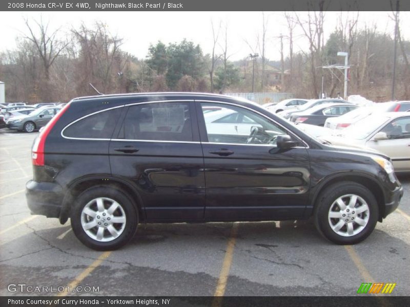 Nighthawk Black Pearl / Black 2008 Honda CR-V EX 4WD