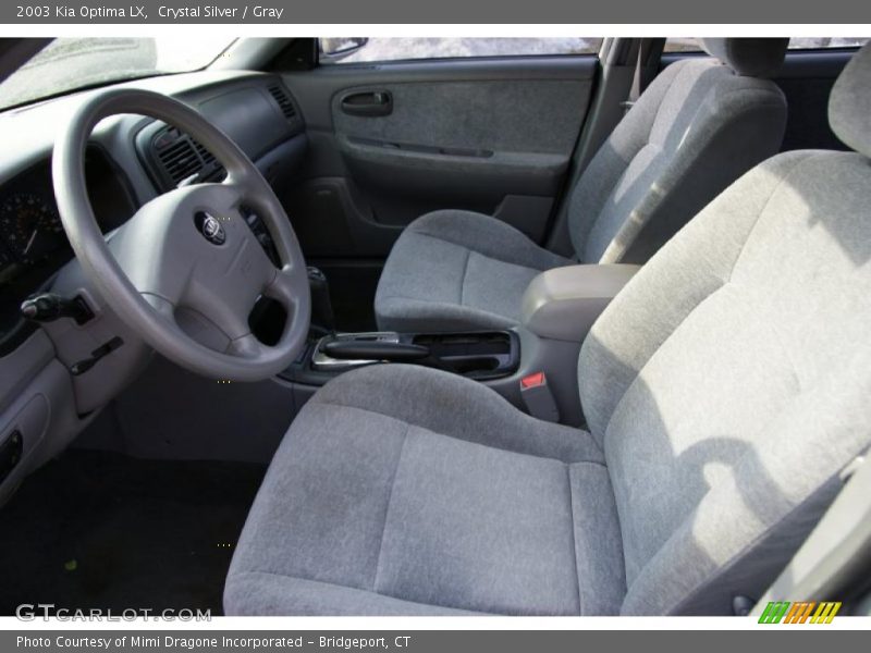 Crystal Silver / Gray 2003 Kia Optima LX
